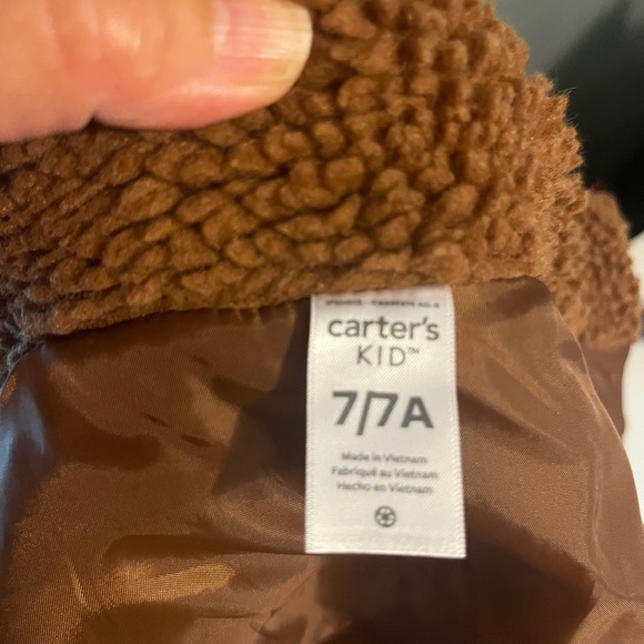 Carter's Blue and Brown Kids Vest - Picture 3 of 3